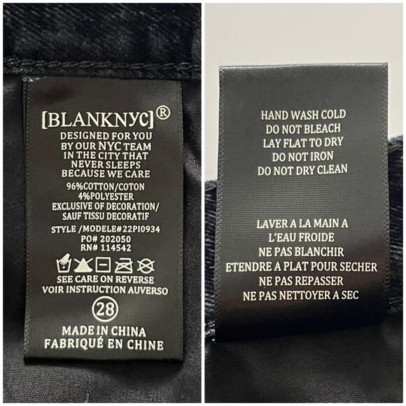 Blank NYC Crushed Velvet Maxi Denim Skirt Witchycore Whimsigoth Size 28 NWT - Picture 6 of 9